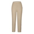 thumbnail image 6 of JIUKE Womens Capris Pants Fall Casual High Waisted Tapered Side Hollow out Trouser with Pockets, 6 of 6