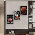 thumbnail image 3 of Hieng Basketball Canvas Wall Art Workout Sport Themed Home Dormitory Decor Minimalist Shoot Basket Artwork Picture for Gym Boy Bedroom Wall Decor Frameinch（Only canvas）, 3 of 6