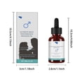 thumbnail image 3 of Fiudx Acetate Masaje Masculino, Energizant Corporal, Gotas Esenciales Nutritivas para La Piel, Aceite Terapéutico Relajante Muscular, Alivio Del Estrés, Bienestar Masculino, Tamaño Portátil 30 Ml, 3 of 5