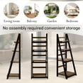 thumbnail image 5 of 4-Tier Ladder Shelf Wall Ladder Bookshelf Bookcase Furniture Storage Rack Shelves, 5 of 5