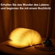 thumbnail image 5 of Lámpara de libro LED, Lámpara de libro con 8 modos de color, Lámpara de libro plegable de madera, Lámpara de mesa recargable por USB, Lámpara de noche, Lámparas decorativas, Plegable en 360° Xemadio LL-1903, 5 of 6