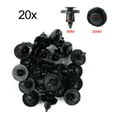 thumbnail image 3 of 20pcs Car Plastic Rivet Fastener Mud Flaps Bumper Fender Push Clips for Nissan, 3 of 5