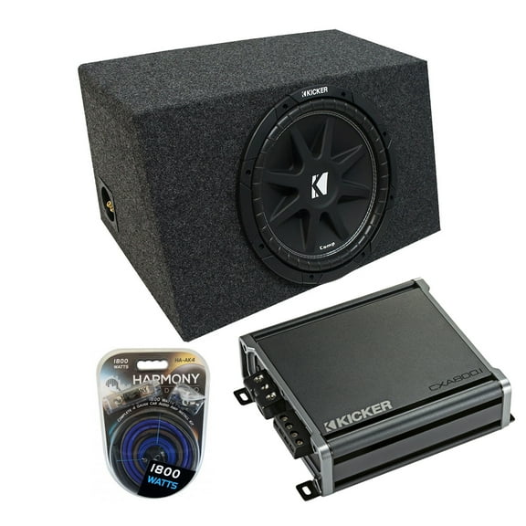 Universal Car Stereo Hatchback Sealed Single 15" Kicker Comp C15 Sub Box CXA8001