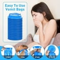 thumbnail image 3 of 10/20/30 Pack Vomit Bags Disposable, 1000ml Portable Emesis Bags, Leak Resistant Medical Grade Barf Bags, Vomit Bags for Hospital, Maternity, Car, Yacht, Bar, Throw Up Bags, 3 of 6