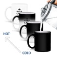 thumbnail image 4 of 3dRose, Keep Calm and Bike On - black - motivational motivating carry on biking cycling bicycle biker cycler, 11oz Magic Transforming Mug, 4 of 8
