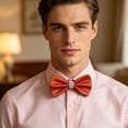thumbnail image 1 of Aufmer Fashion Solid Color Male Formal Neck Knot Neat Compact Appearance Easy Wear Structure For Various Adult Formal Social Occasion Outfit Collocation, 1 of 7