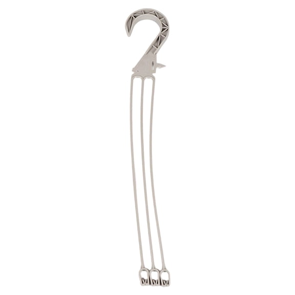 Nnndbs Hanging Planter Hook, 16In Heavy Duty Wall Mounted Hook for Outdoor Indoor, Decorative Hanger for Hanging Baskets, Bird Feeders, Lanterns, Patio, Balcony (Light Gray)