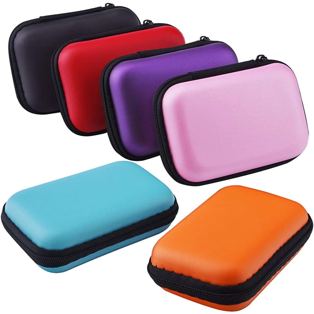 Étui pour Écouteurs Sunmns Carte SD TF Disque Flash USB Étuis de Rangement, 6 Pcs