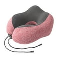 thumbnail image 3 of LACKUST Adjustable U-Shaped Travel Pillow - Ideal for Planes, Cars, and Napping,Red, 3 of 6