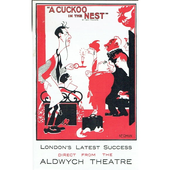 A Cuckoo In The Nest By Ben Travers. Print By Â® The Michael Diamond Collection Mary Evans Picture Library