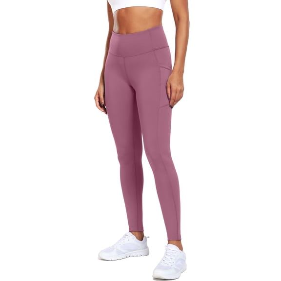 Cadmus High Waist Yoga Pants with Pockets, Lycra Soft Running Workout Leggings for Women 4 Way Stretch