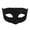A001- Black, variant on Black Masquerade Mask for Women 7 Inch Glitter Half Face Mask, Mardi Gras Mask for Men, Halloween Mask Party Accessory for Masquerade Events, 1 Pack