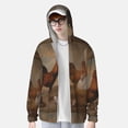 thumbnail image 3 of Picia Oil Painting Chicken And Duck Women's Men's UPF 50+ Sun Protection Hoodie Shirt Long Sleeve SPF Fishing Outdoor UV Hiking Lightweight Shirts-Small, 3 of 9