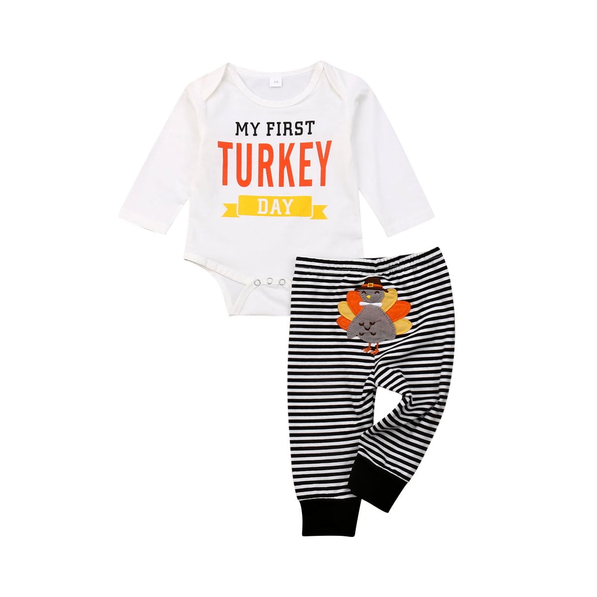 baby boy thanksgiving romper