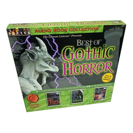 Best of Gothic Horror Audiobook Collection - 3 Unabridged Books on 10 Audio Cassette