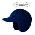 thumbnail image 4 of ievspot Men Winter Knitted Hat with Short Brim Thick Ear Protection Grandpa Elastic Outdoor Cap Outdoor School Commuting, 4 of 8