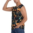 thumbnail image 3 of Fotbe Men's Forest Elf Print Men's Sleeveless Muscle Tank Tops Casual T-Shirts for Gym Workout Beach-XX-Large, 3 of 8