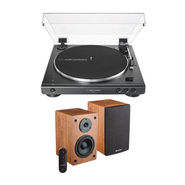 VOSTERIO Bluetooth Record Player, 3 Speed Turntable with Built-in