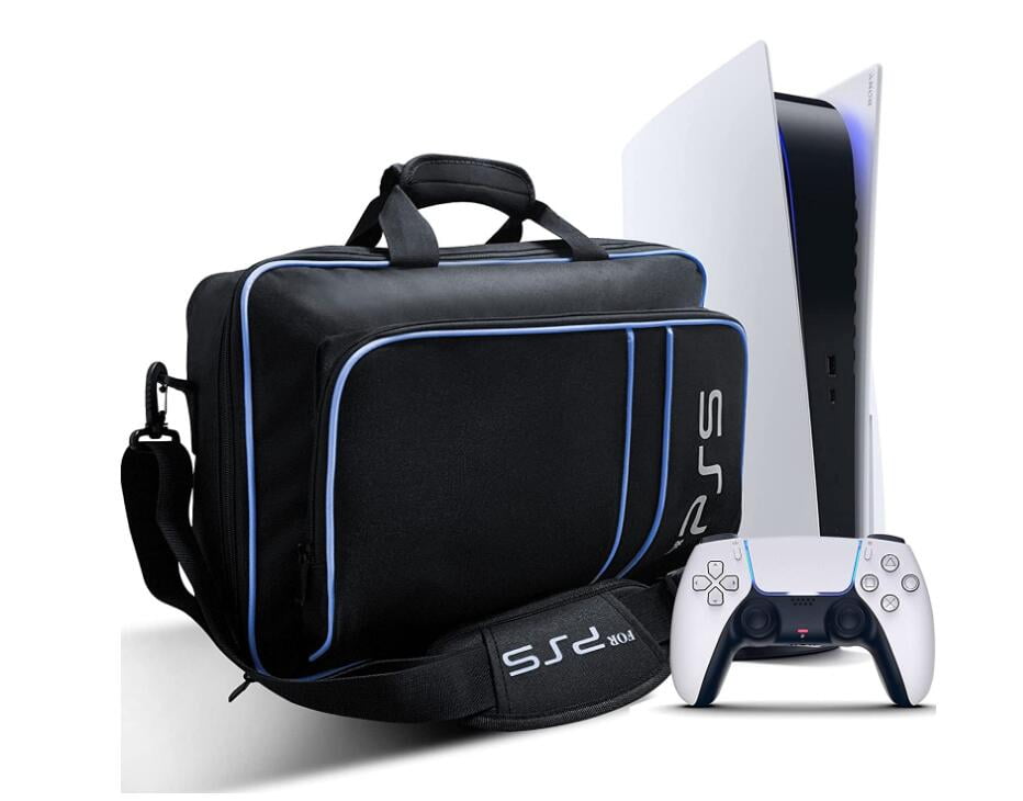 AZUTTA Carrying Case for PS5,Travel Bag Storage for PS5 Console Disc