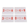 thumbnail image 6 of deevoka 4x36 Pieces Math Flash Cards for Elementary School Grades PK-3 Addition 4 Pcs, 6 of 9
