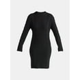 thumbnail image 4 of Time and Tru Women's Cable Knit Sweater Dress, Sizes XS-XXL, 4 of 4