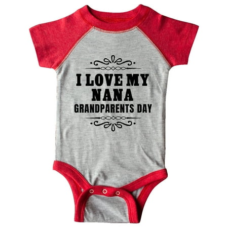 

Inktastic Grandparents Day I Love My Nana Gift Baby Boy or Baby Girl Bodysuit