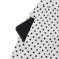 thumbnail image 3 of ClodeEU Women's Polka Dot A Line Midi Skirt, High Waist Vintage Swing Skirt White,Women's Plus L, 3 of 7