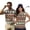 Aztec Horse, variant on Aplkyhs Hawaiian Palm Leaf Matching Golf Shirts for Couple Women's Matching Hawaiian Golf Shirt for Couple Racerback Design Keep Cool in Hot Weather Lightweight