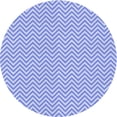 thumbnail image 1 of Ahgly Company Machine Washable Indoor Round Transitional Light Slate Blue Area Rugs, 4' Round, 1 of 7