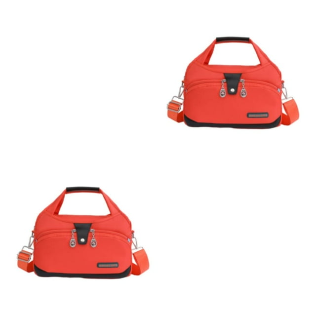 Wweixi Stay Fashionable And Organized With Stylish Hand Bag Sturdy And Durable orange 29*19*9*12 2Set