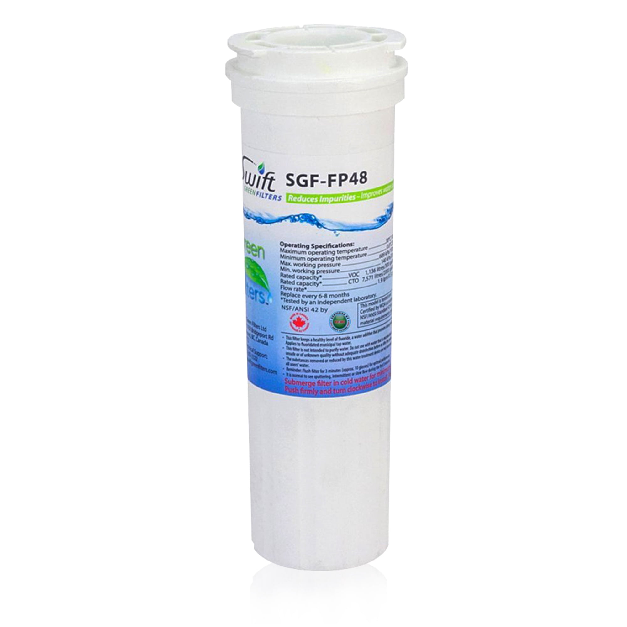 Swift Green Filters SGF-FP48 Replacement for Fisher & Paykel 836848 Refrigerators Water Filters (Pack of 3)