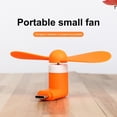thumbnail image 3 of Phone Fan,Mini Usb Cooling Hand Fans Portable Cell Phone Fan Small Personal Travel Pocket Fans Summer Gadgets Black, 3 of 4
