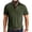 Army Green02, variant on Button Shirts for Men Henley Short Sleeve Shirt Basic Loose Tees Athletic Classic Tshirt Button Down Lapel Collar Shirts with Pocket Wine L