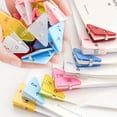 thumbnail image 2 of 10pcs Random Color Colorful Plastic Folders, Office Triangle Binder, Test Book, Anti-Curl Multi-Functional Right Angle Binder, 2 of 5