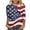 Blue4, variant on Zedker AmericanIndependence Day T Shirts for Women 2026 Shirts Patriotic Short Sleeve Usa Flag Shirt 4th Of July Floral Print Casual Tops Blue Size S-XXXXXL