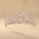 thumbnail image 1 of Nvzi Tiara de boda para novia, diadema de princesa, corona de novia, joyería para el cabello con diamantes de imitación de cristal,graduación, boda, fiesta de disfraces (A), 1 of 4