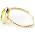 thumbnail image 2 of Galaxy Gold 14K Yellow Gold Natural Marquise Peridot Cable Band Ring - August Birthstone - Abundance & Joy - Sizes 5.5 to 11 - Fine Jewelry for Women, 2 of 4