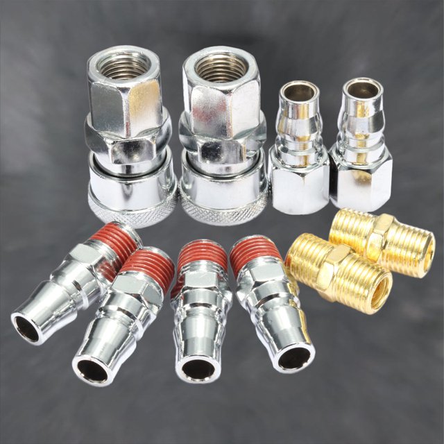 WHAMVOX 10 Pcs Connecteur Rapide en Fer Ensemble de Connecteurs Rapides Argent Résistance à la Corrosion Usage Industriel