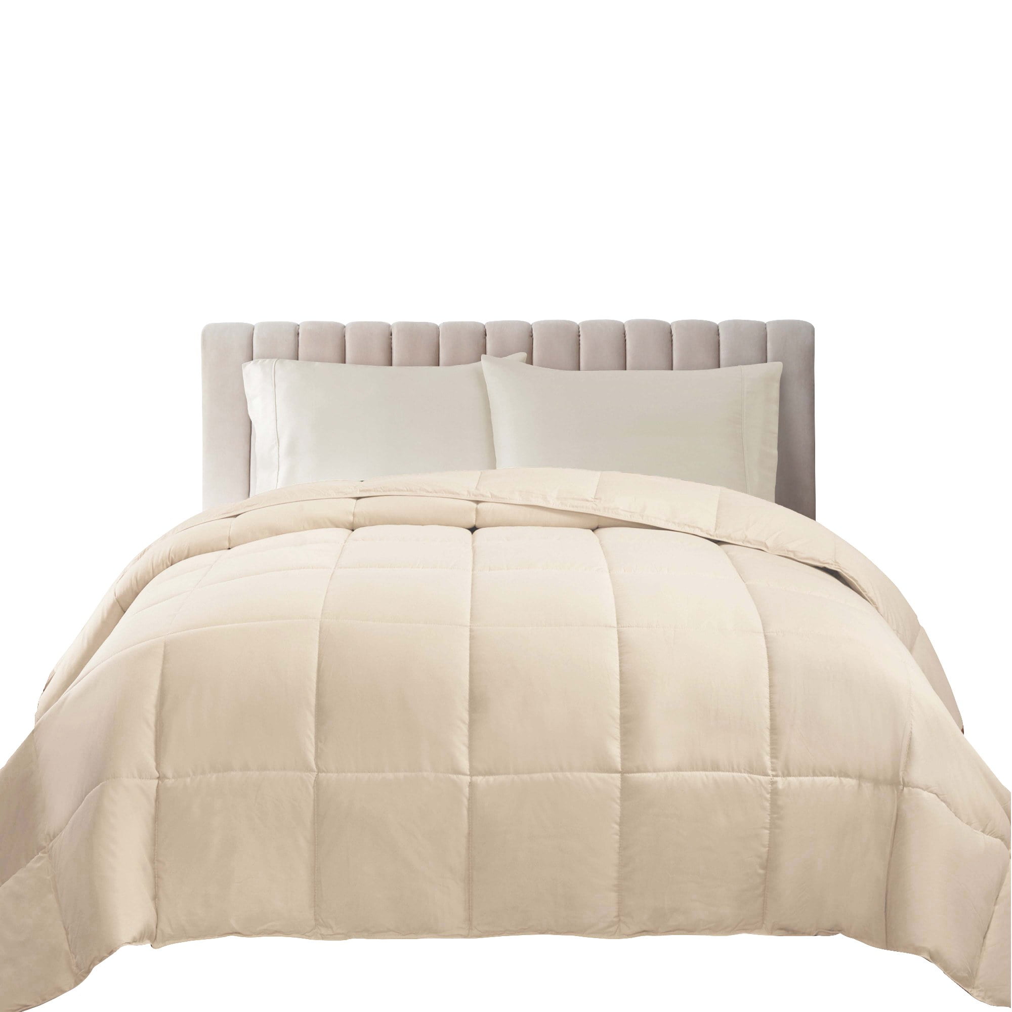 Superior Classic Reversible Comforter, Twin XL, Ivory