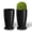 Black, variant on FIASON 2 Pack 21" Black Tall Outdoor Large Planters Pots,Front Porch Planter Pots with Drainage Design Holes for Patio, Porch, Garden, Indoor