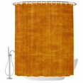 thumbnail image 2 of Vintage Ginger Orange Shower Curtains for Bathroom, Modern Farmhouse Textured Rustic Waterproof Fabric Shower Curtain, Decorative Bathroom Curtain for Bathtub, 72"x84", No Hooks Included, 2 of 9