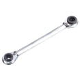 thumbnail image 1 of Unique Bargains 4 in 1 Reversible Ratcheting Wrench, 19-22-24-27mm 12 Point Double Box End, 72 Teeth, Metric, CR-V, 1 of 5