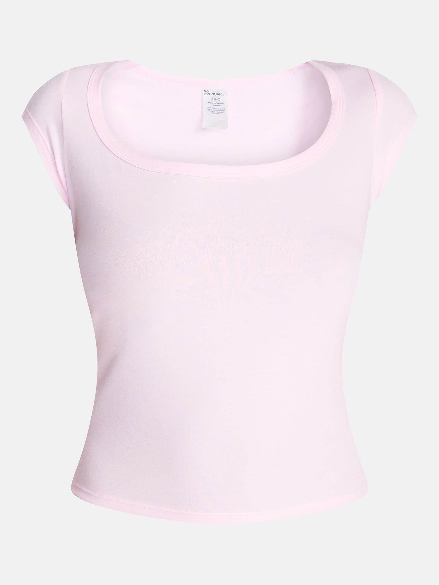No Boundaries Cloud Core Sleepwear Scoop Neck Top, Women's XXS-3X