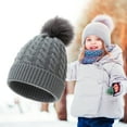 thumbnail image 2 of Outfmvch Womens Beanie Hats Satin Lined Beanie Cold Weather Gear Gray Beanie Mens Beanies Skull Cap Christmas Hats Gray One Size, 2 of 9