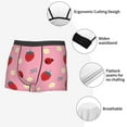 thumbnail image 5 of Kdxio Men's Boxer Briefs with Strawberry and Ladybugs Print - Comfortable and Breathable Underwear for Everyday Wear, 5 of 7