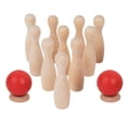 thumbnail image 2 of Juego de bolos para niños pequeños Yotijar Juguete educativo 10 pines 2 bases, 2 of 10