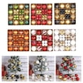 thumbnail image 4 of Delightful 44Pcs Multi-Size Christmas Tree Decoration Ball Set For Xmas Party, 4 of 7