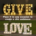 thumbnail image 4 of Light Up Letters,Marquee Letters,Engagement Party Decorations Letter Lights Sign for Night Light Wedding Birthday Party Christmas Lamp Home Bar Decoration, 4 of 8