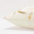 thumbnail image 4 of Rizzy Home Geometric 20" x 20" Poly Filled Pillow with Cotton Cover-Ivory, 4 of 5