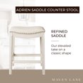 thumbnail image 3 of Maven Lane Tabouret de Cuisine Sans Dossier Adrien, Chêne Blanc, Lot de 4, 3 of 6